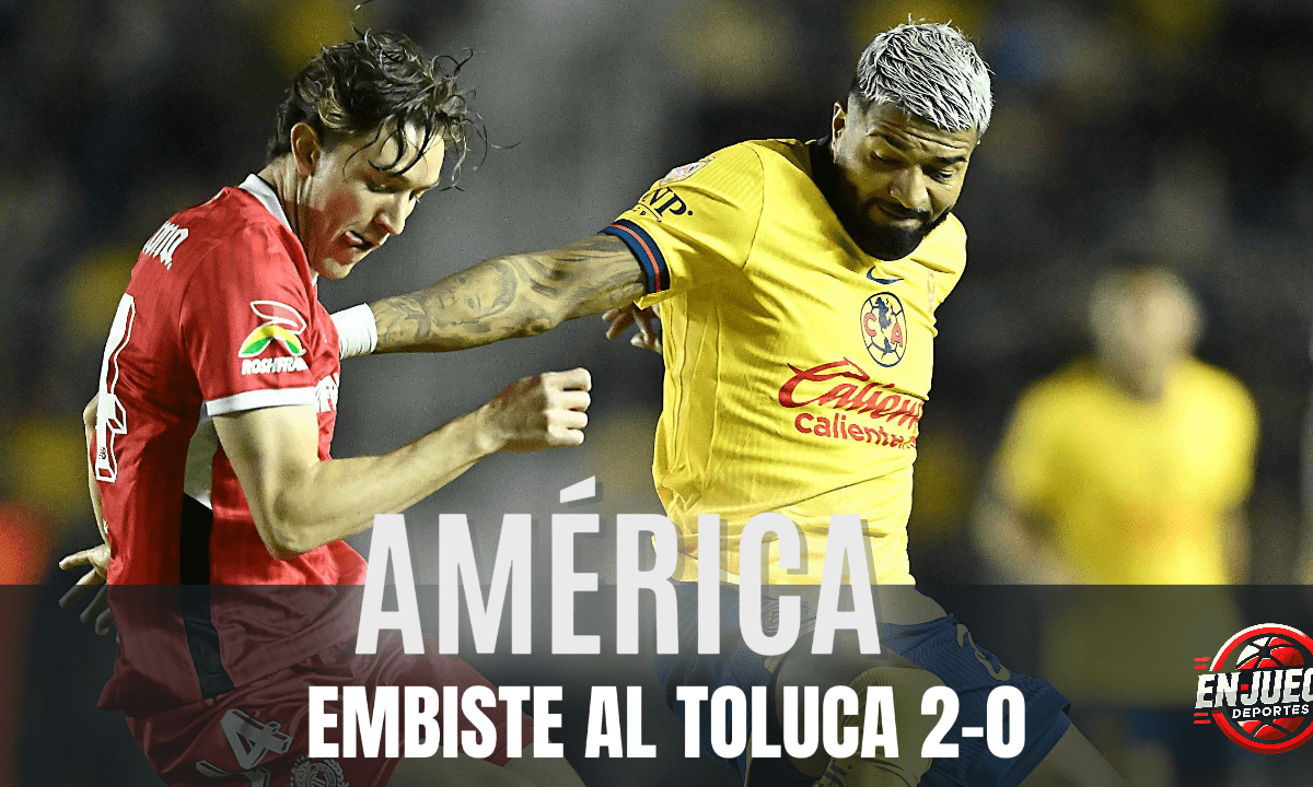 América venció 2-0 al Toluca en la Liguilla.