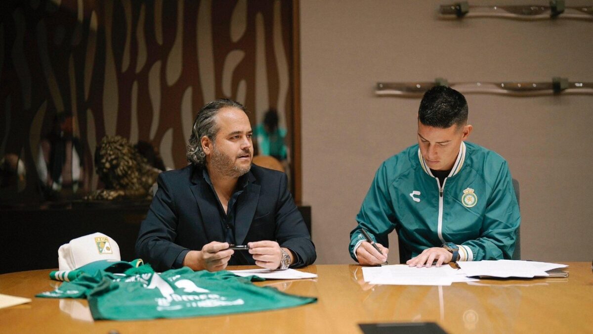 Lee más sobre el artículo James Rodríguez al León, la Fiera hace oficial su fichaje