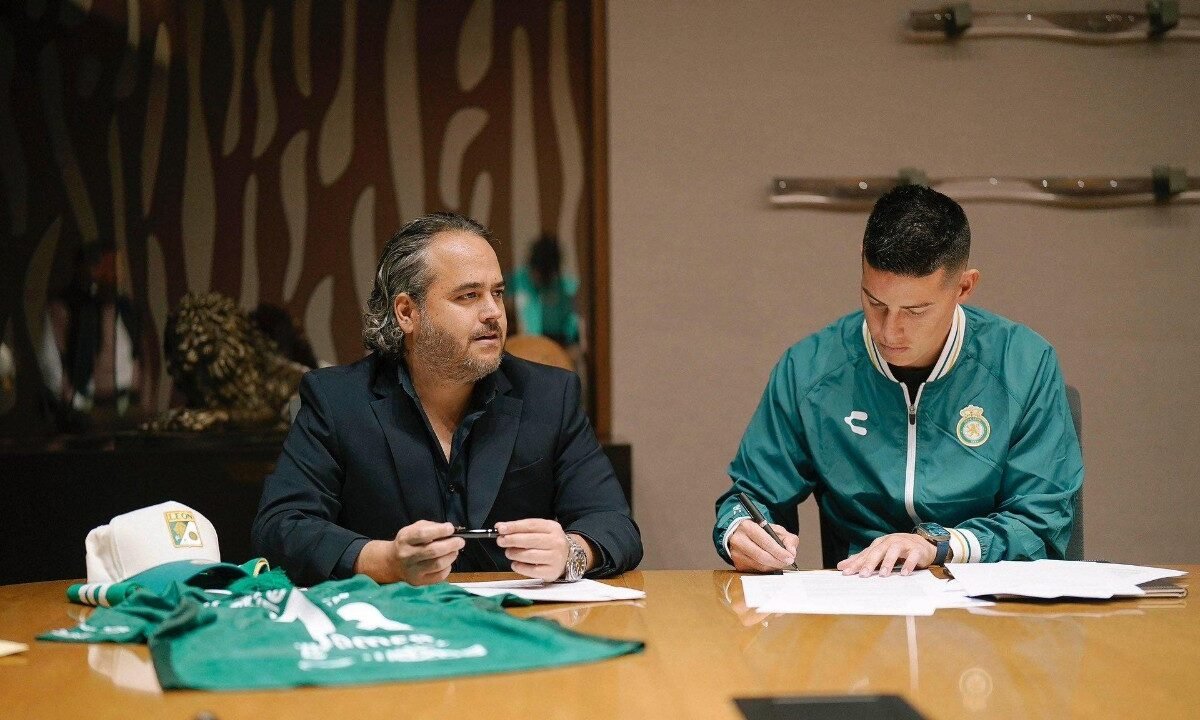 James Rodríguez, nuevo jugador del León.