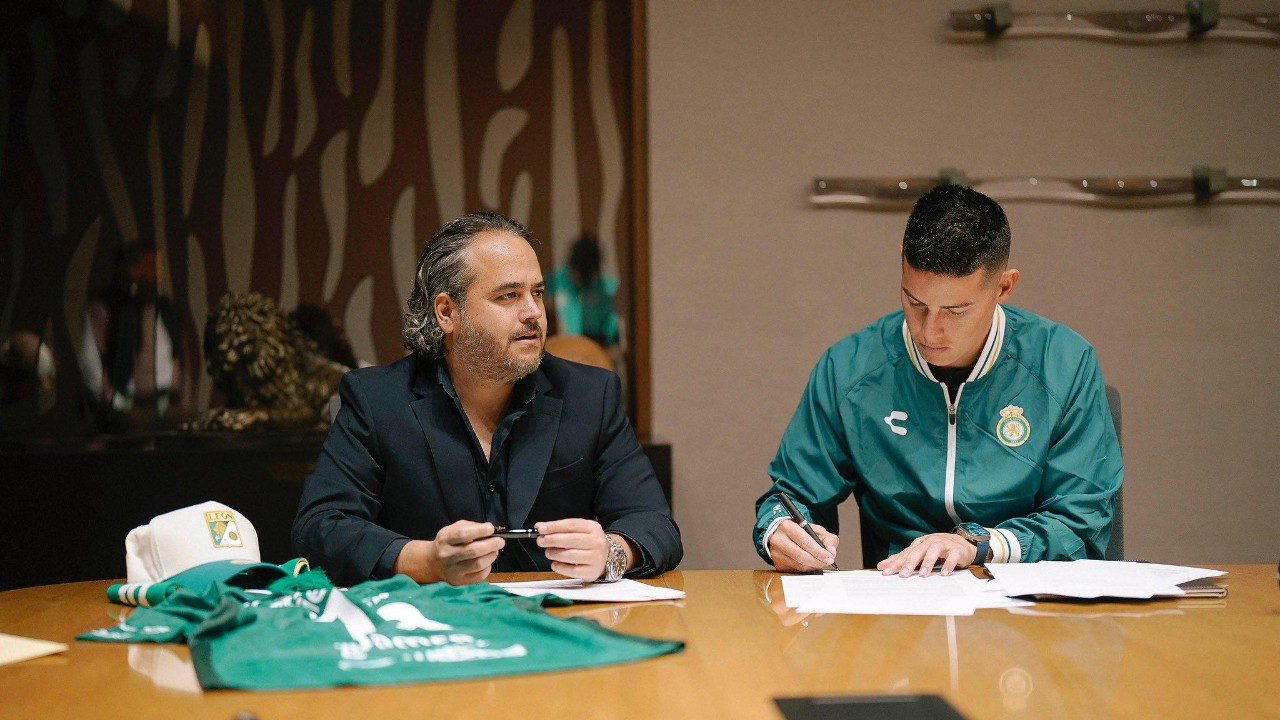 Lee más sobre el artículo James Rodríguez al León, la Fiera hace oficial su fichaje