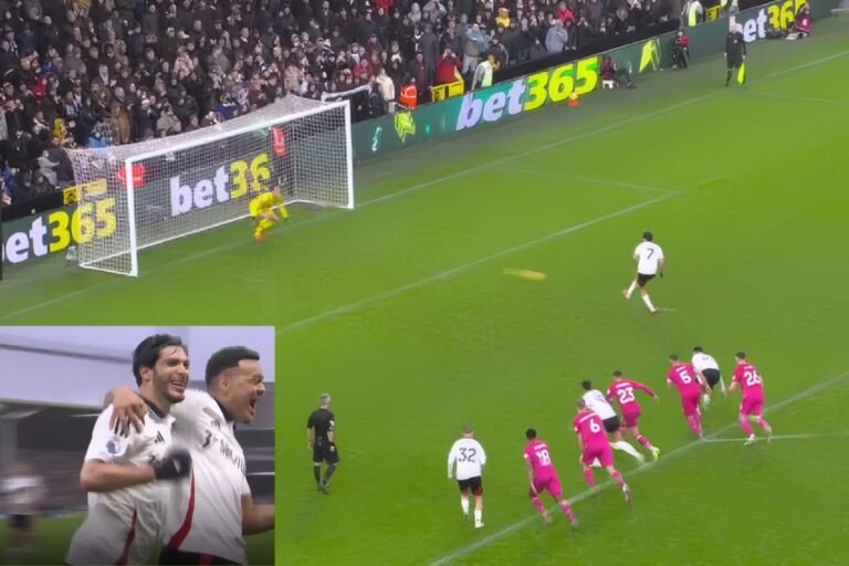 Raúl Jiménez gol 54 en Inglaterra.