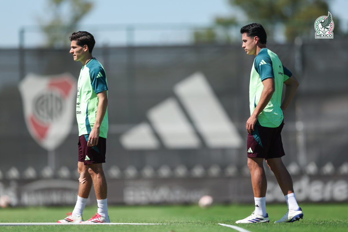 Entrenamiento de la Selección Mexicana.