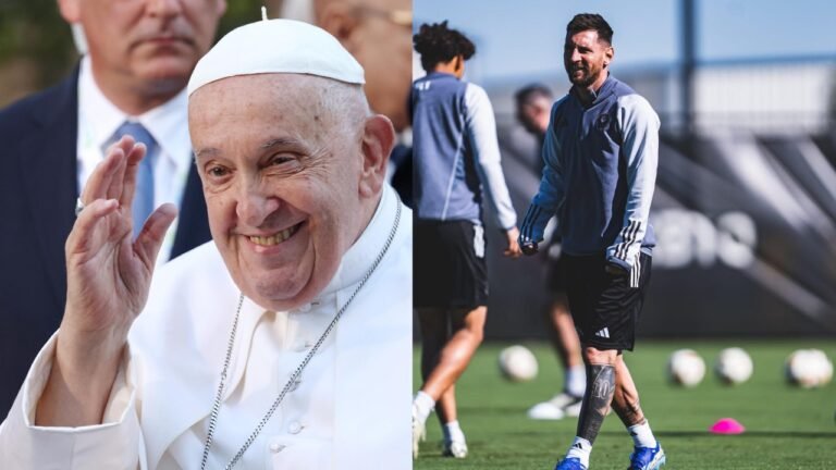 Messi Se Despide del Papa Francisco "Un Papa distinto"
