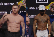 Canelo Álvarez y Scull cumplen con el pesaje rumbo a su pelea en Arabia Saudita