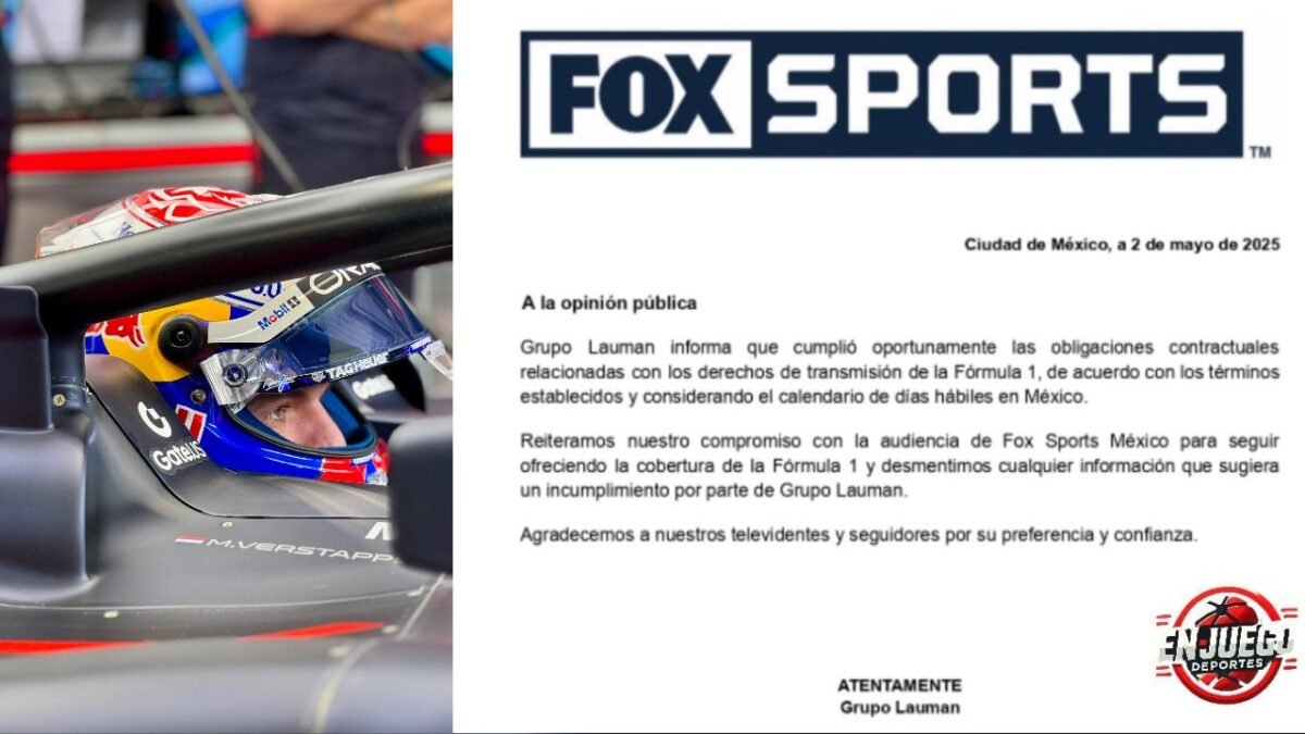 Grupo Lauman responde a quejas tras no transmisión de la F1 en Miami