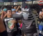 La Park pelea con un supuesto aficionado en San Luis Potosi.