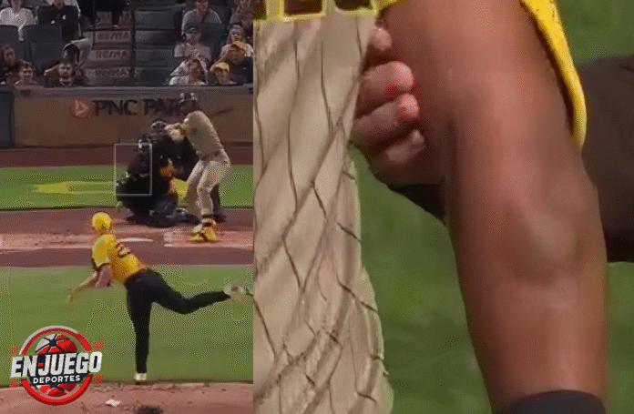 Fernando Tatis Jr. abandona el juego tras pelotazo ante Pirates
