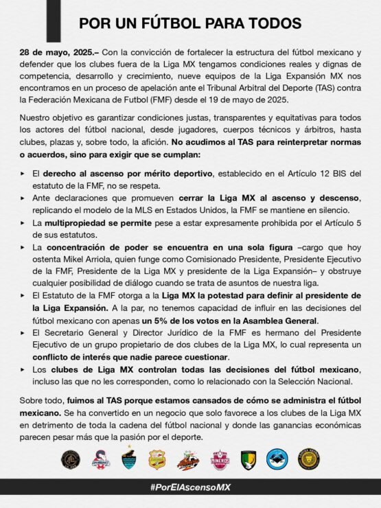 Clubes de la Liga de Expansión Truenan contra la Liga MX por el Ascenso 2 Clubes de la Liga de Expansión Truenan contra la Liga MX por el Ascenso