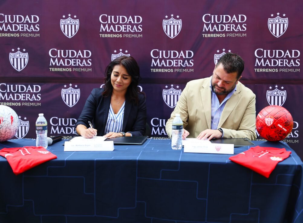 Club Necaxa y Ciudad Maderas firman acuerdo comercial 2 Club Necaxa y Ciudad Maderas firman acuerdo comercial