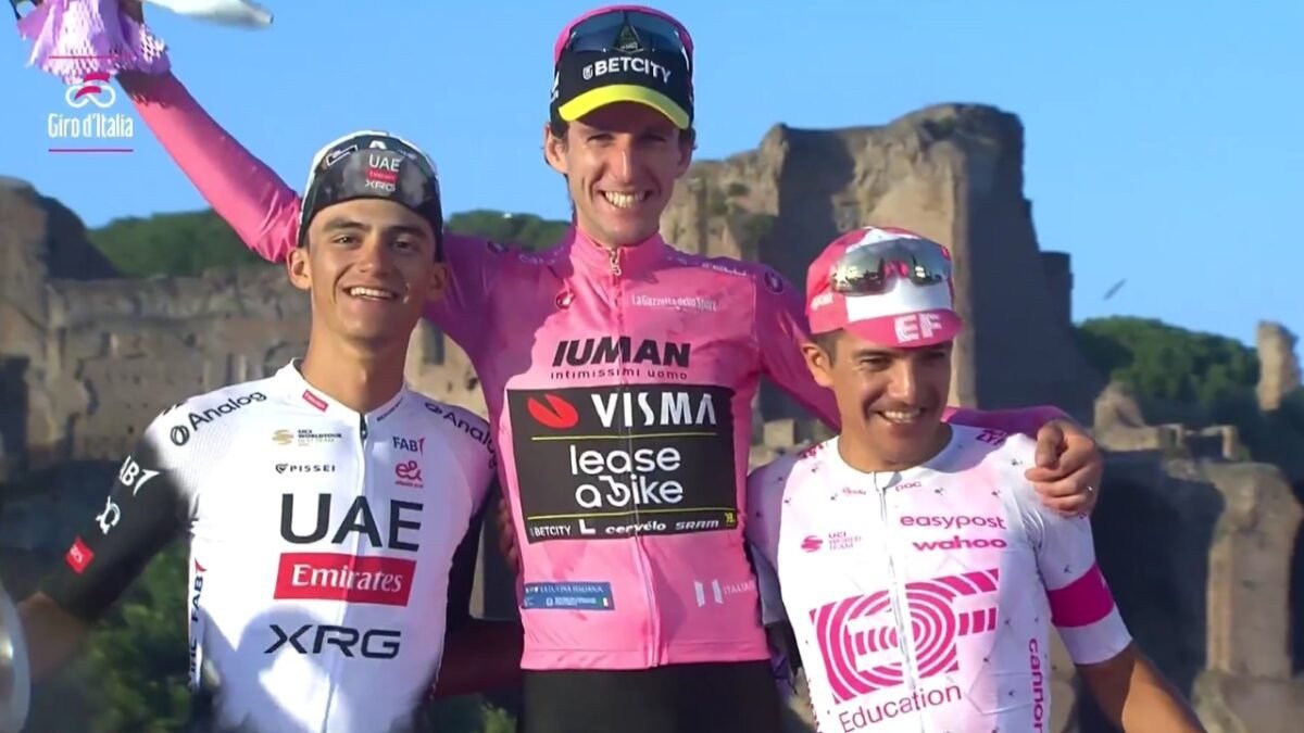 Isaac del Toro finalizó segundo en el Giro de Italia