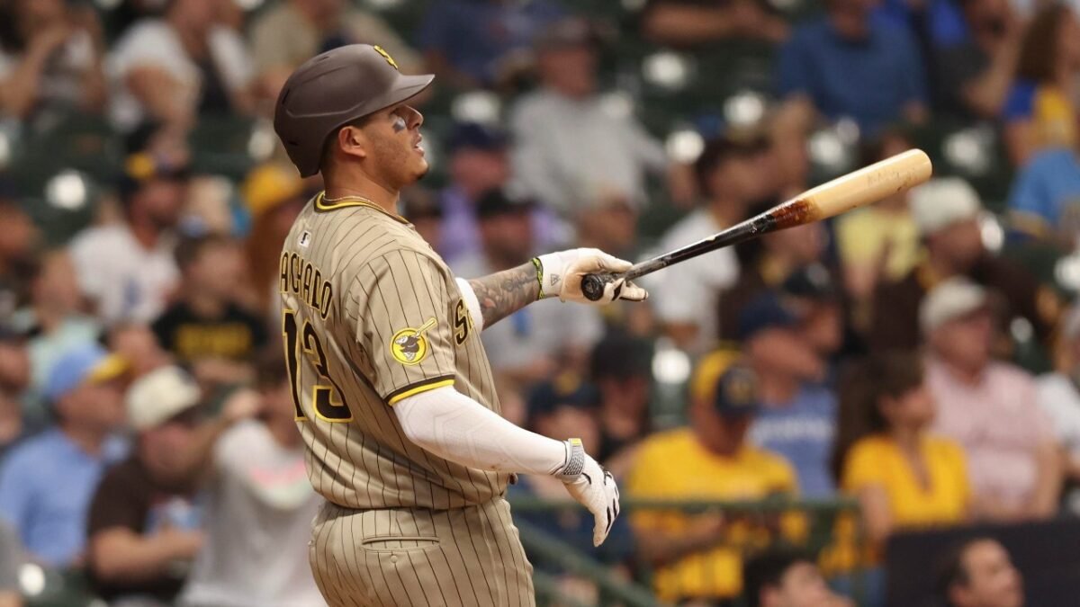 Padres 1 Brewers 0, Machado conecta el cuadrangular de la victoria