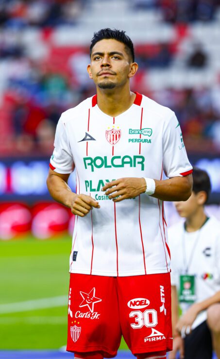 Ricardo Monreal, delantero del Club Necaxa. 