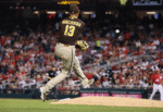 Manny Machado, tercera base de los Padres de San Diego.