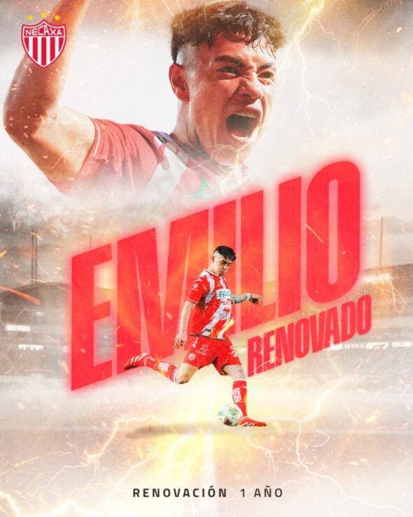 Emilio Lara Extiende su Préstamo con Club Necaxa 2 Emilio Lara continuará con Necaxa.