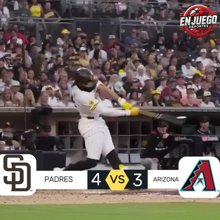 Padres Vencen 4-3 a los Diamondbacks e Igualan la Serie en Petco Park 2 Padres venció 4-3 a Diamondbacks.
