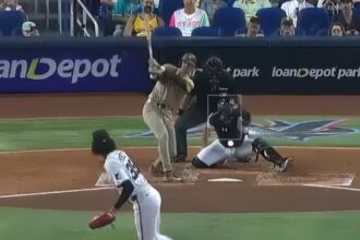 San Diego Padres vencieron 2-1 a los Marlins.