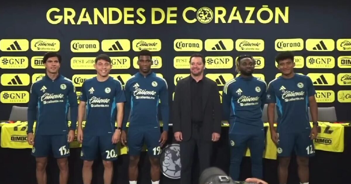 América presentó a sus 5 refuerzos.