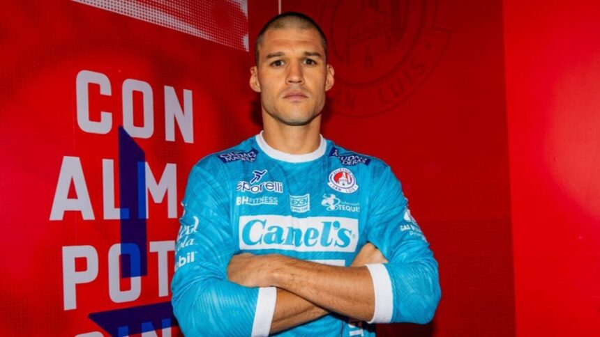 Gibrán Laujd, arquero del Atlético de San Luis.