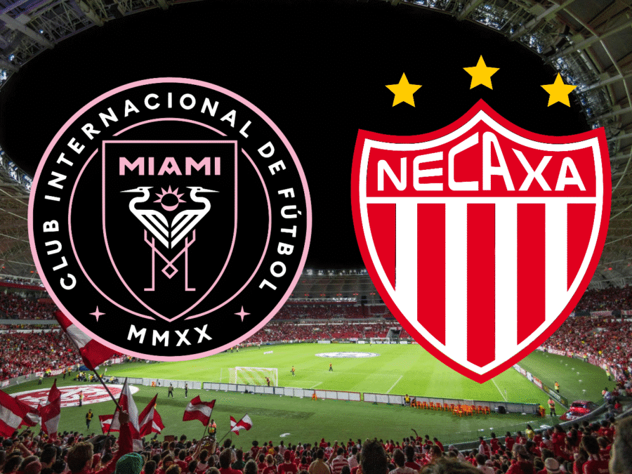 Necaxa vs Inter Miami en la Leagues Cup.