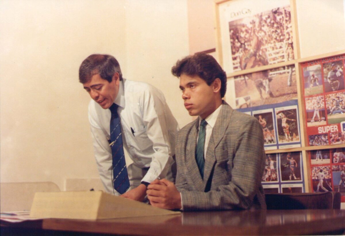 Oscar Fernández Sánchez y Arnulfo Ruiz.