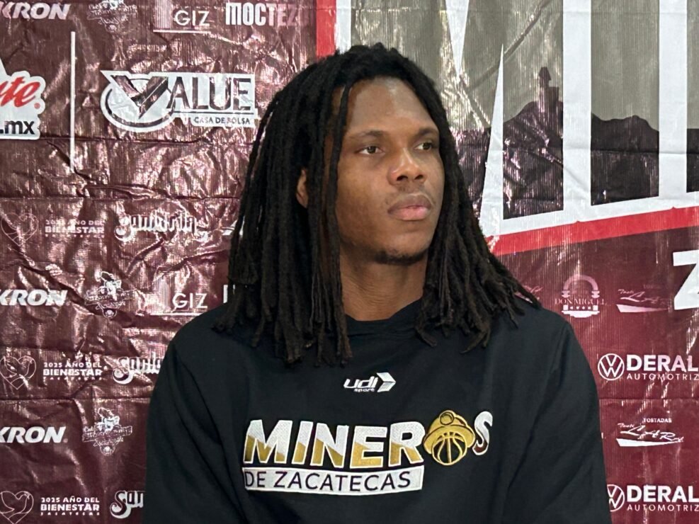 Tavario Miller, jugador de los Mineros de Zacatecas. 