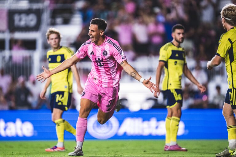 Tadeo Allende marcó por Inter Miami en el triunfo 3-1 sobre Nashville.