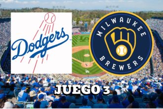 Dodgers vs Brewers Juego 3