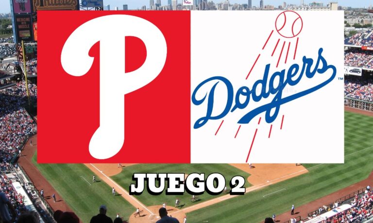 Phillies vs Dodgers, juego 2 Marcador En Vivo