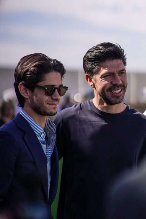 Oribe Peralta estuvo presente en el evento.