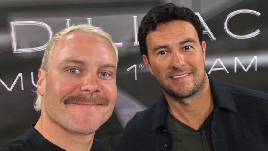 Checo Pérez inicia pruebas con Cadillac