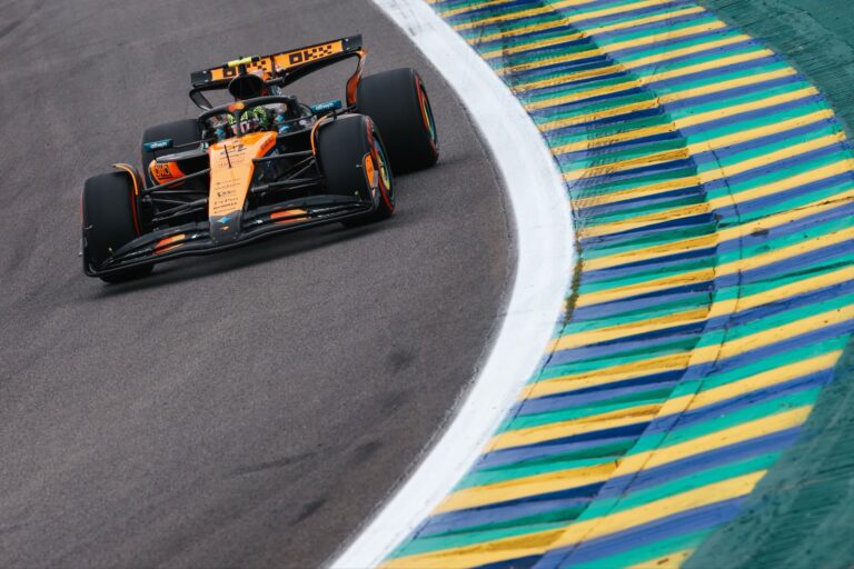 Lando Norris se llevó el triunfo en el GP de Brasil 2025.