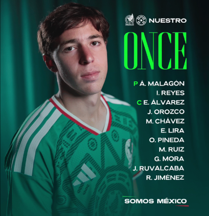 Alineación México vs Paraguay