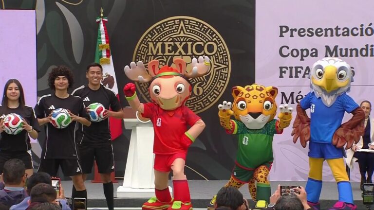 Durante la presentación del Mundial 2026 de la FIFA en México estuvieron presentes las mascotas del evento.
