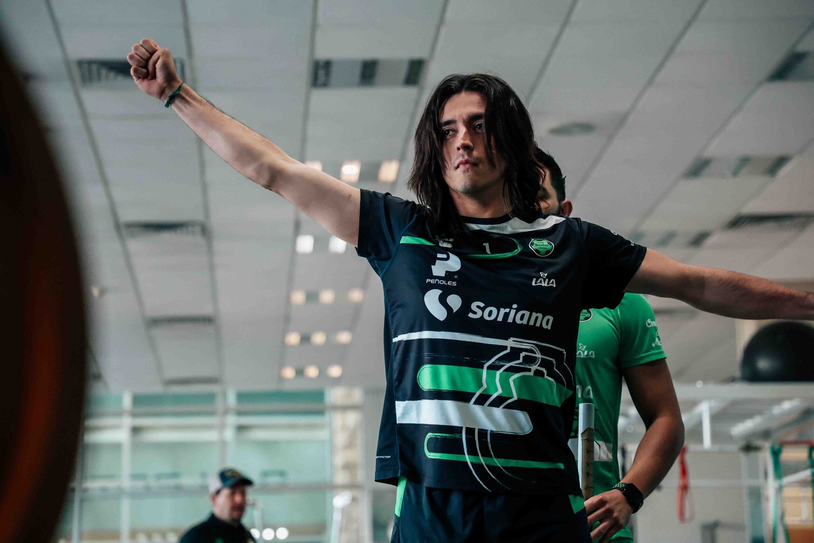 Carlos Acevedo durante el inicio de la pretemporada de Santos Laguna.