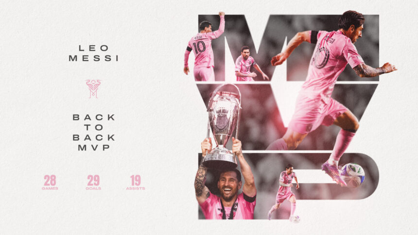 Leo Messi, MVP de la MLS en 2025.