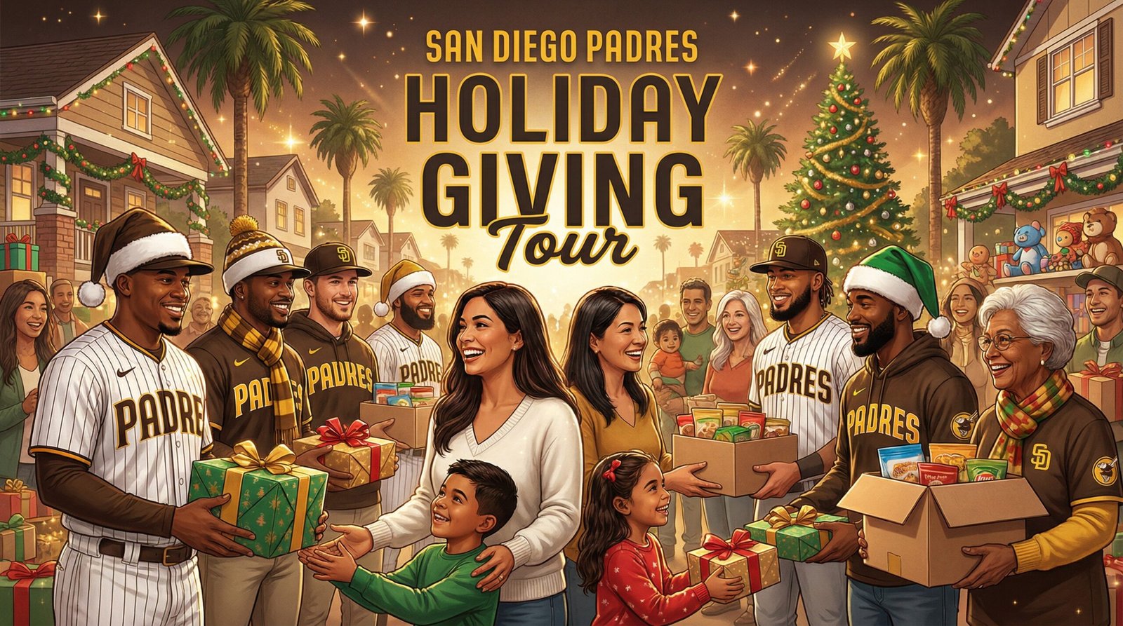 Padres Holiday Giving Tour