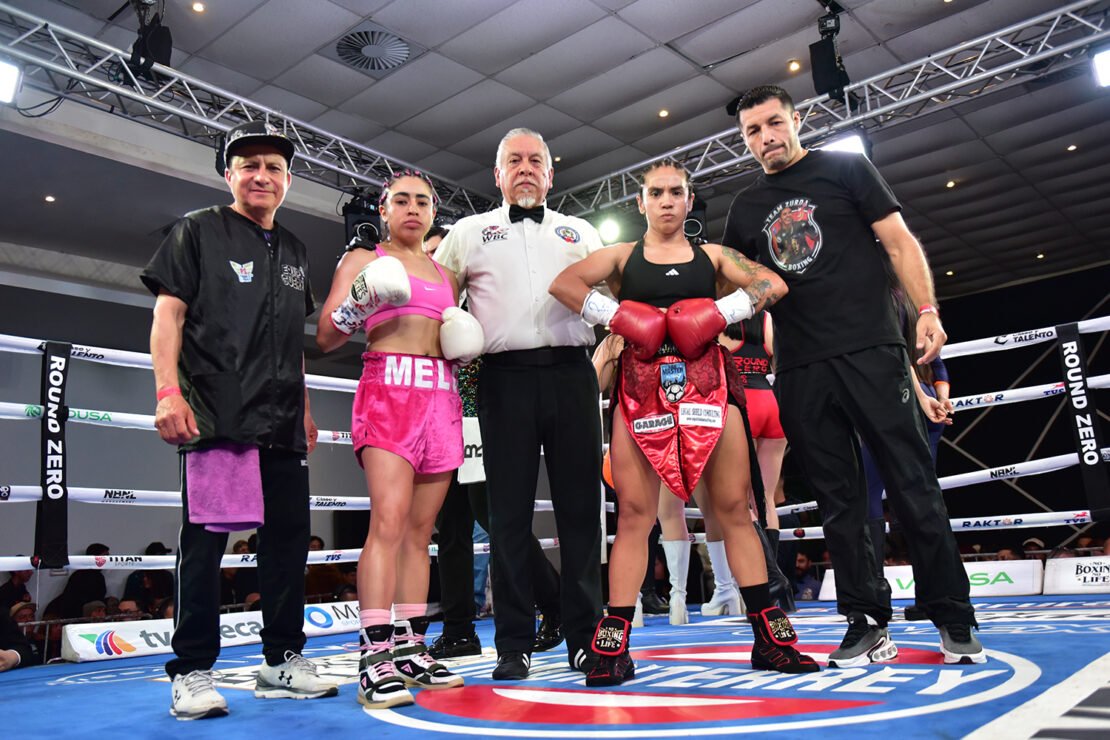 La zurda Brenda Salazar salió con la victoria.