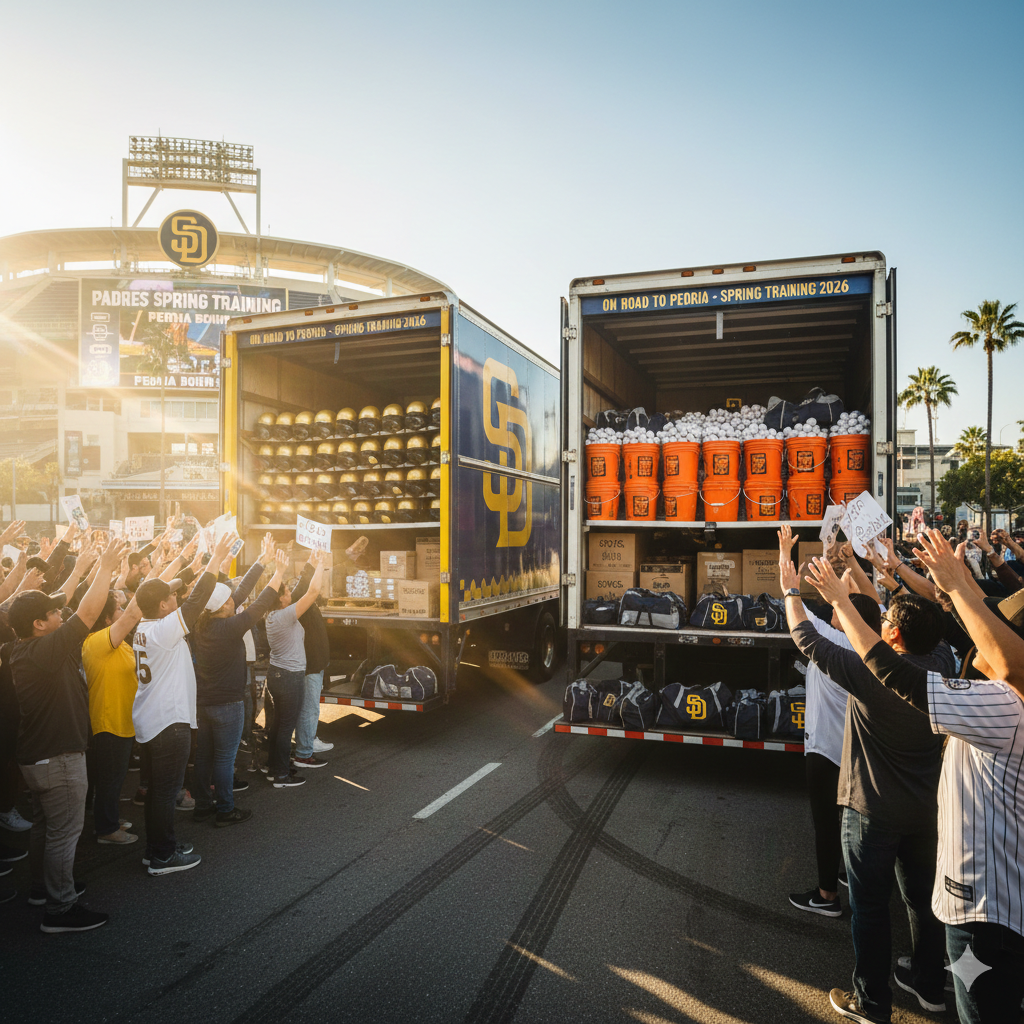 Los San Diego Padres se van a Peoria para iniciar la pretemporada.