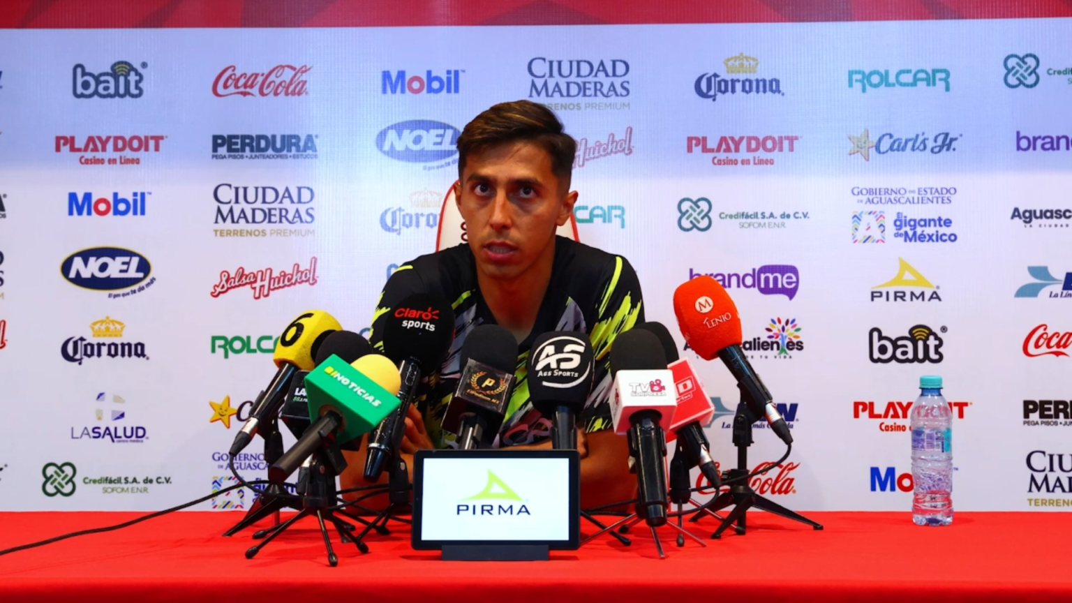 Dany Leyva, jugador de los Rayos del Necaxa.