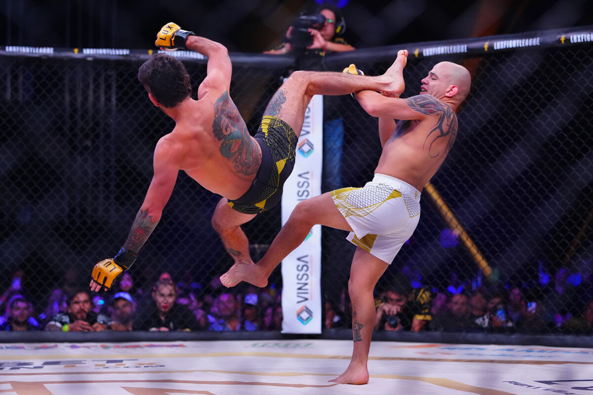Paulino “Cuate” Siller conquista el trono de LUX Fight League ante su gente