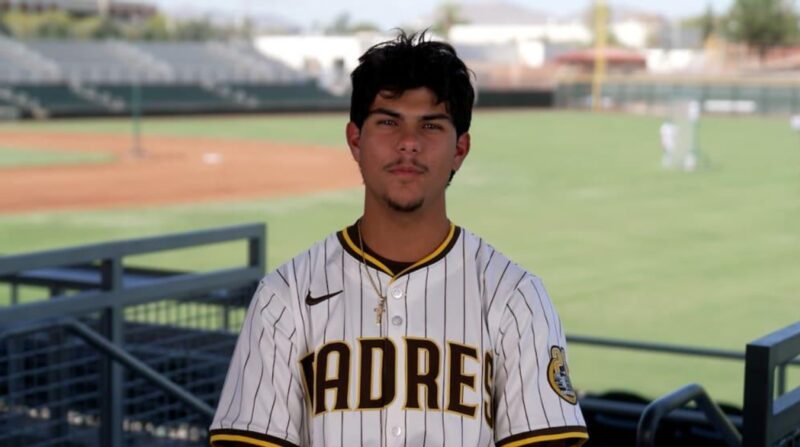 Ethan Salas, jugador de los San Diego Padres.