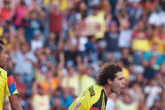 Pato Salas marcó el gol del triunfo de las Águilas.