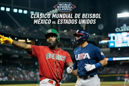 Estados Unidos vs México en el Clásico Mundial de Beisbol.