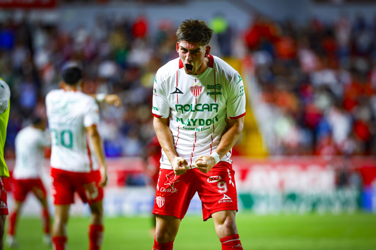 Badaloni marcó uno de los goles del Necaxa.