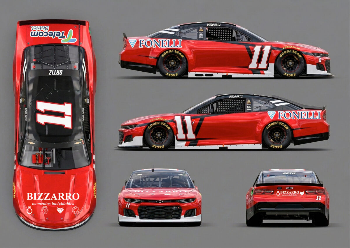 El auto de Diego Ortiz listo para una nueva campaña en la Challenge Series. 