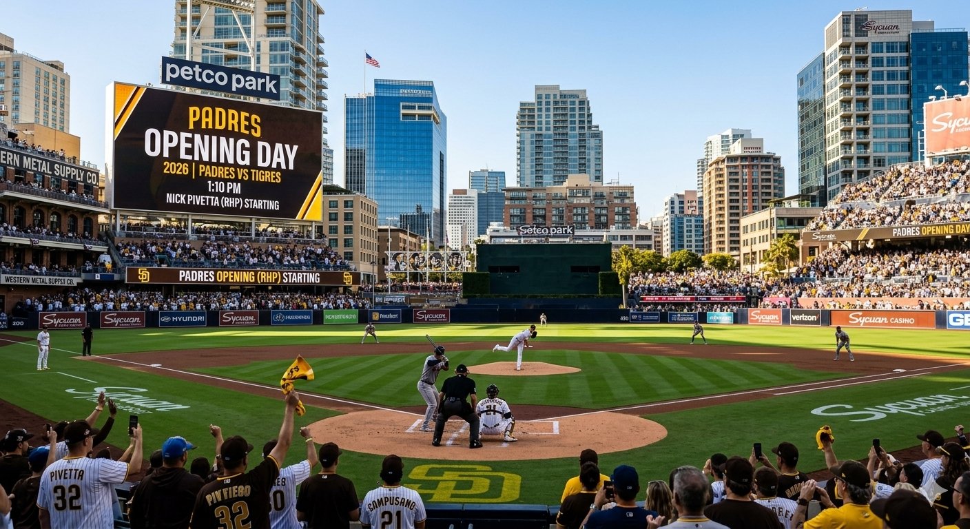 Padres vs Tigers: Arranca la temporada 2026 de la MLB