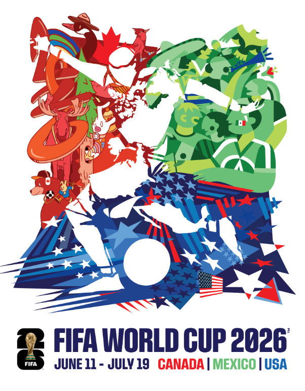 El espectacular póster del Mundial 2026.