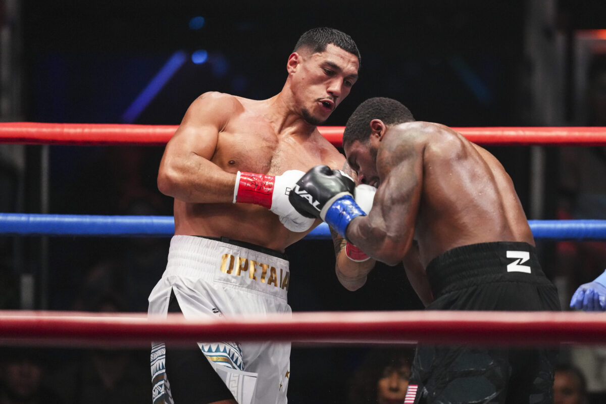 Opetaia se impuso en Zuffa Boxing 4. 