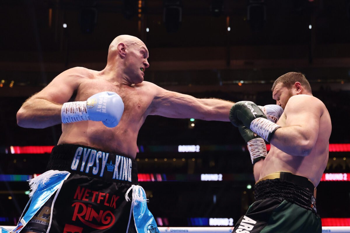 Tyson Fury logró la victoria