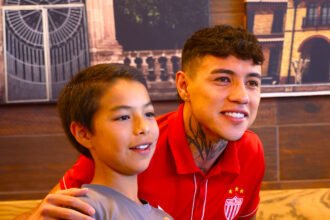 Emilio Lara, jugador de los Rayos del Necaxa.